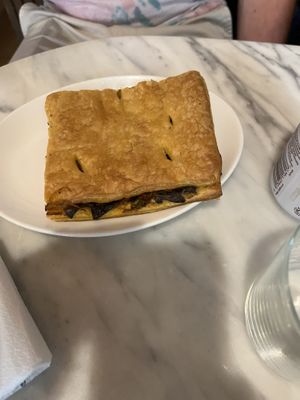 Spinach/Pepper/Onion Pastry!  at The Vegan Corner in Barcelona