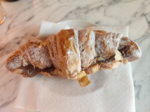 Nutella croissant at The Vegan Corner in Barcelona