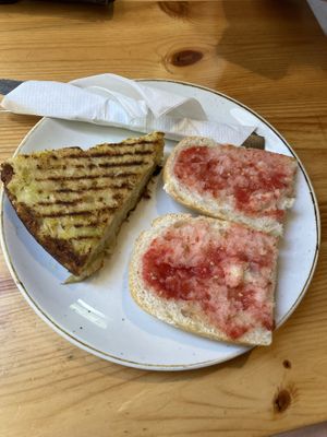 tortilla  at The Vegan Corner in Barcelona