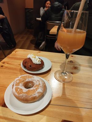 Zumo de fruta at The Vegan Corner in Barcelona