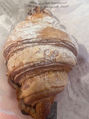 Chocolate croissant  at The Vegan Corner in Barcelona