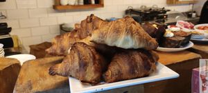Croissant at The Vegan Corner in Barcelona