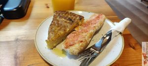 Tortilla at The Vegan Corner in Barcelona