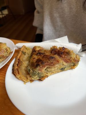 Quiche  at The Vegan Corner in Barcelona