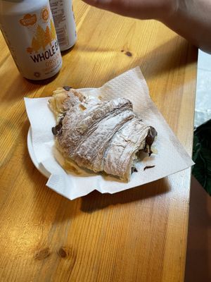 Chocolate croissant   at The Vegan Corner in Barcelona