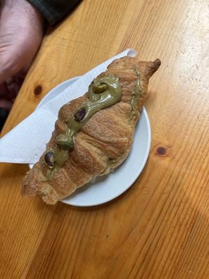 Pistachio fillingg  at The Vegan Corner in Barcelona