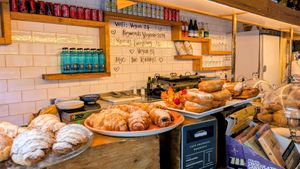 Algunas de las opciones at The Vegan Corner in Barcelona