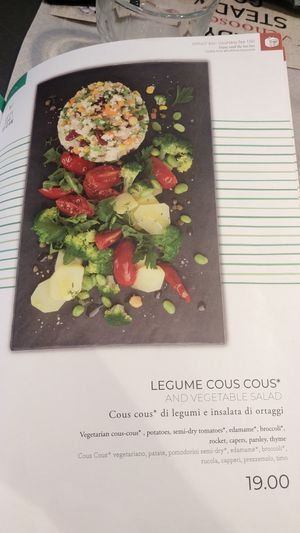 I ordered this, it was good at VCE - Decanto - Airside in Venice