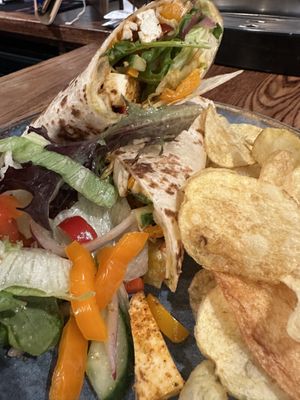 Tofu Wrap  at The Masons Arms in Warkworth