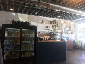 Inside at Southern Roots Filling Station in Atlantic Beach