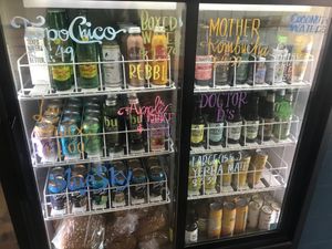 Drinks at Southern Roots Filling Station in Atlantic Beach