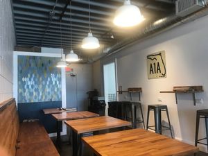 Inside at Southern Roots Filling Station in Atlantic Beach