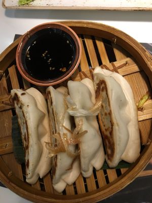 Veg gyoza  at UDON - Sol in Madrid