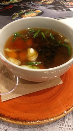Sopa de miso at UDON - La Gavia in Madrid