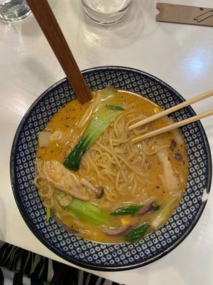 Vegan ramen  at UDON in Leganes