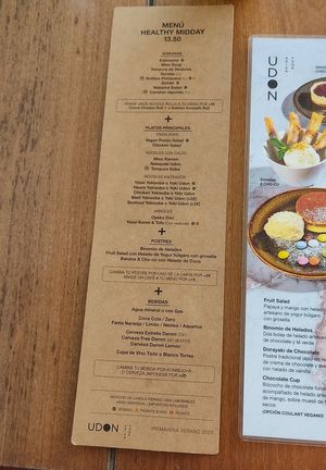 Menú del día at UDON in Getafe