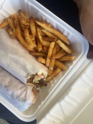 Vegan chopped cheese  at Always Sunny in Sunnyside
