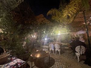 The garden  at The Ruined Garden in Fes