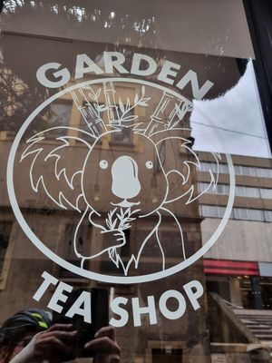 Logo. Was closed unfortunately at Le Garden Tea Shop in Metz