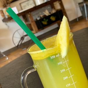 Yellow Watermelon Juice at Juice By J in Grand Rapids