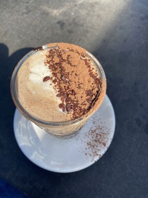 Hot chocolate at The Yoga Place Cafe in Blacksmiths