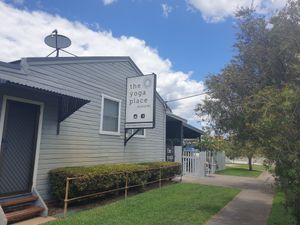 Park in the mitti Street cul-de-sac at The Yoga Place Cafe in Blacksmiths