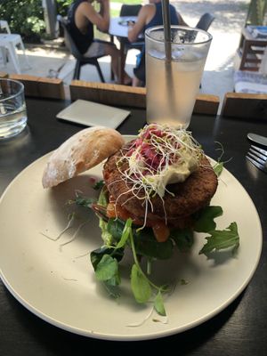 Burgeeeeer at The Yoga Place Cafe in Blacksmiths