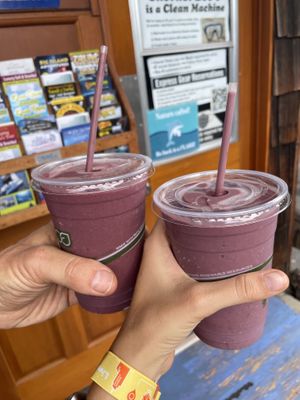 Kale cure and avocado  at Basik Acai in Kailua Kona