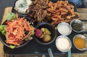 Vegan dish at Nish Nush in Cologne