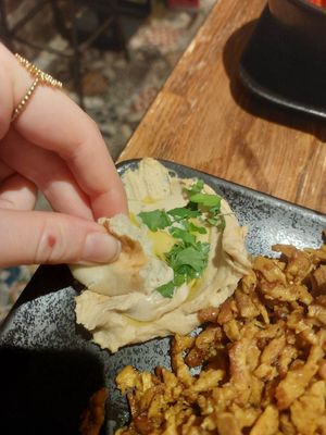 Hummus at Nish Nush in Cologne