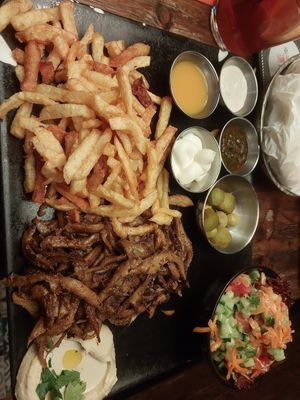 Traditional one with oyster mushrooms at Nish Nush in Cologne