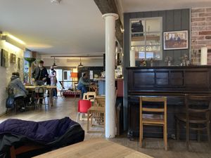 Inside at Cafe Dog & Rabbit in St Just