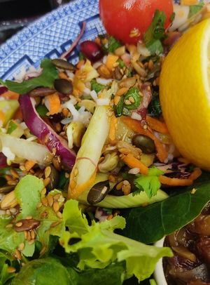 Side Salad at Cafe Dog & Rabbit in St Just