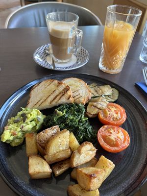 Vegan breakfast go magnifico  at Carluccio's - Wimbledon in South West London