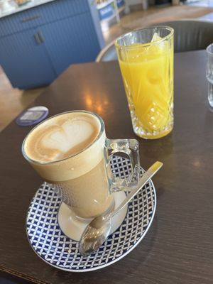Orange juice   at Carluccio's - Wimbledon in South West London