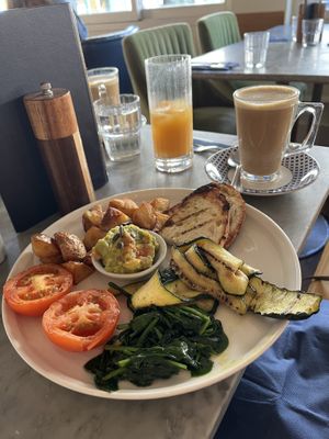Go Magnifico vegan breakfast £15.95 including juice and hot drink  at Carluccio's - Wimbledon in South West London