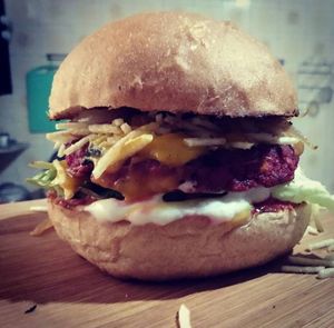 Calabrese Vegan Cheeseburguer
Lançamento do Ali Babá Veganos

 at Ali Babá Veganos in Rio De Janeiro