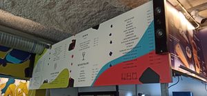 Menu at Las Vegan's - Kazinczy 11 in Budapest