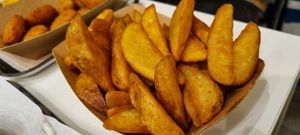 Potato wedges at Las Vegan's - Kazinczy 11 in Budapest