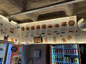 Menu  at Las Vegan's - Kazinczy 11 in Budapest