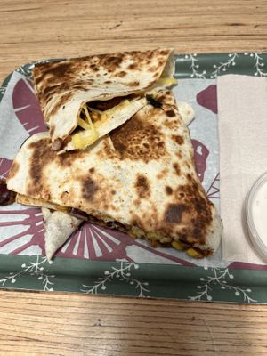 quesadilla  at Las Vegan's - Kazinczy 11 in Budapest