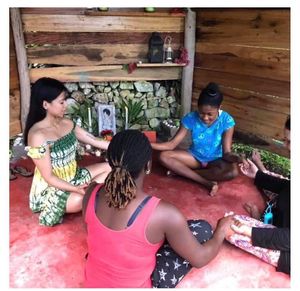 We welcome solo womens travele groups. at Mel's Botanical Retreat in Savanna La Mar