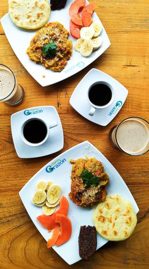 Vegan breakfast  at Lulo's Restaurante in Jardin