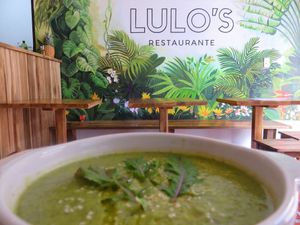 Sopa de zucchini y brócoli at Lulo's Restaurante in Jardin