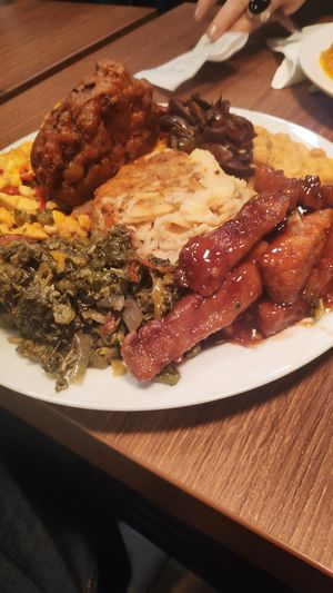 Wheat meat at Eat Of Eden - Clapham Park in South West London