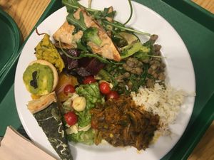 Vegan buffet  at DaTerra in Braga