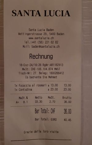  at Santa Lucia in Baden