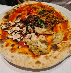 Vegan Pizza #Veganuary at Santa Lucia in Bern