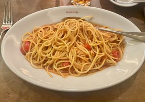 Spaghetti arrabbiata  at Santa Lucia in Schaffhausen