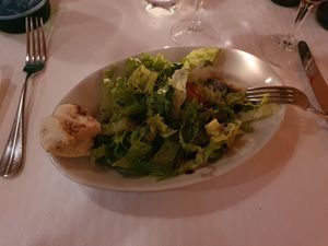 Green salad at Santa Lucia - Paradeplatz in Zurich